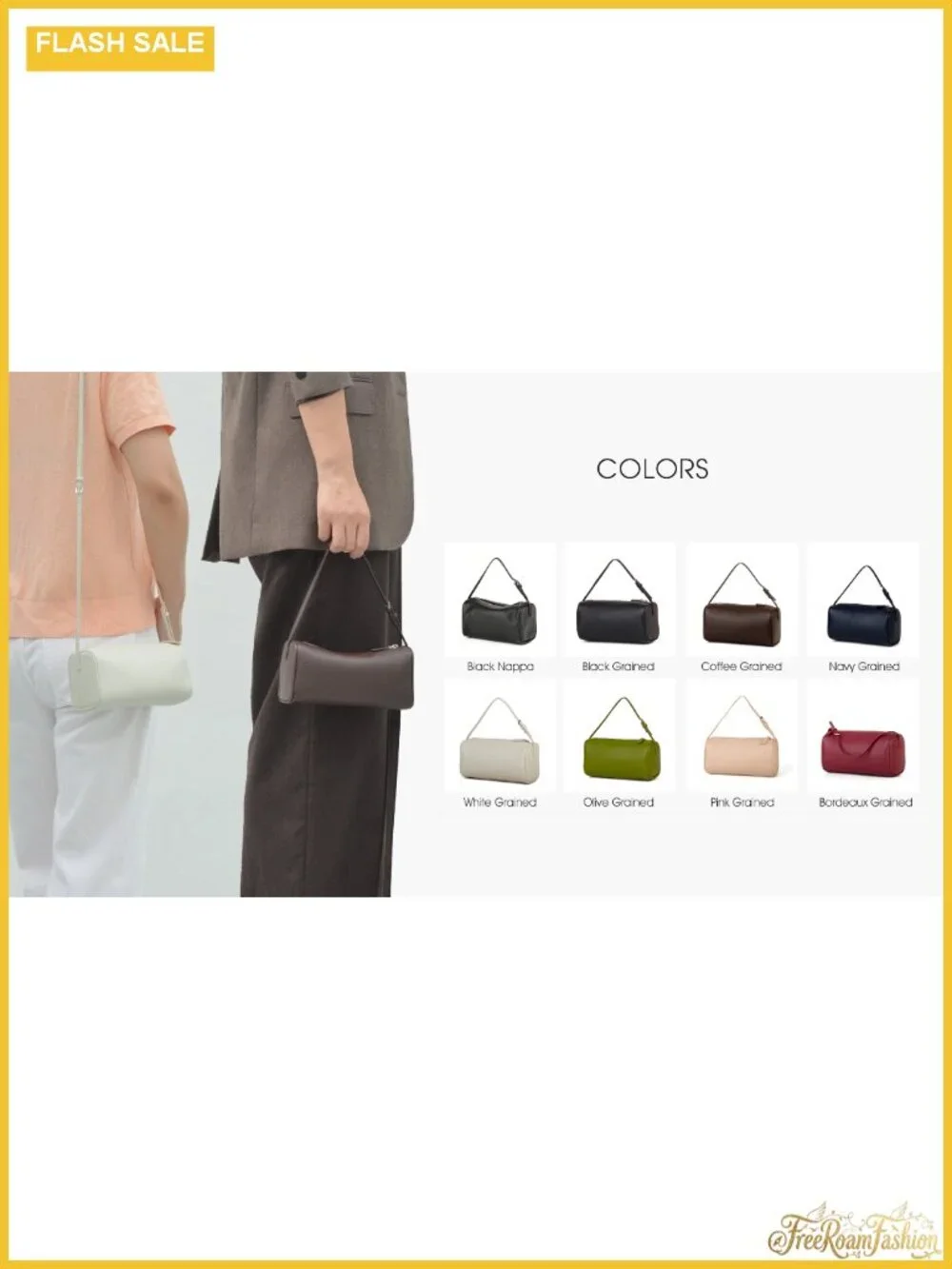 Full-Grained Leather Crossbody Hobo Bag with Adjustable Strap, Zipper Pocket,